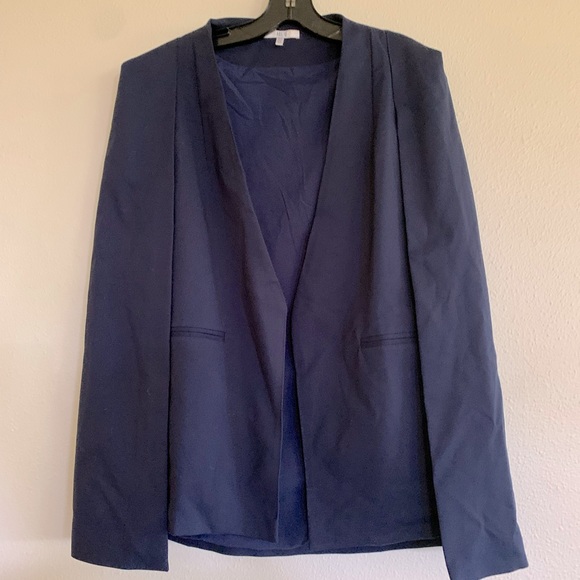 Asilio navy blue cape blazer - Picture 2 of 8